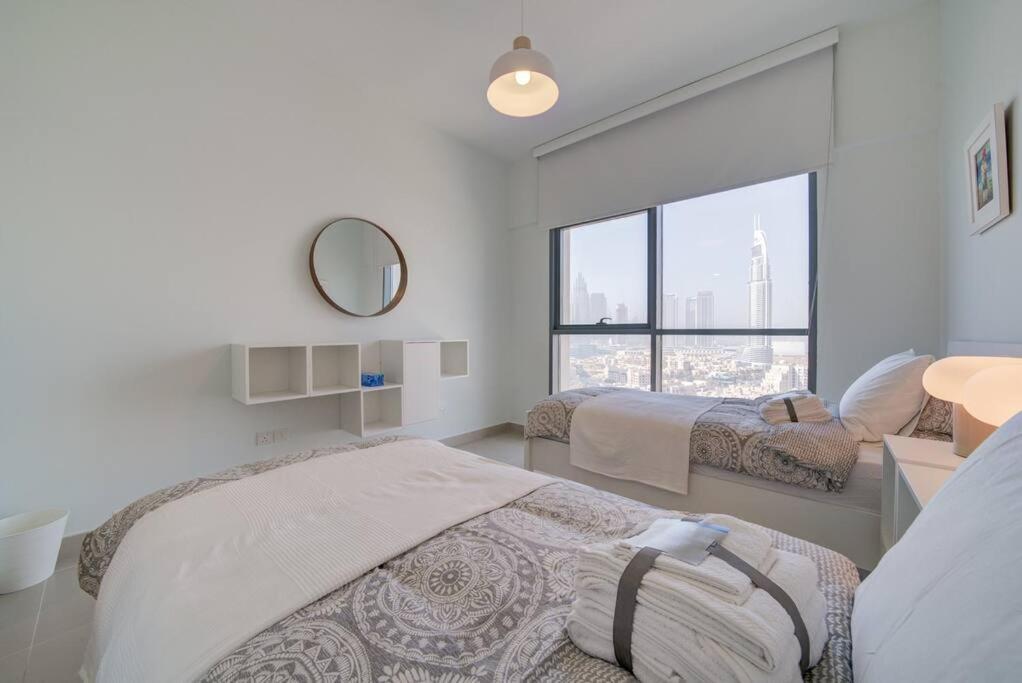 Ferienwohnung Burj Khalifa View - 2BR&Maid - Brand New Dubai Exterior foto